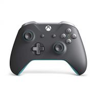 Amazon Renewed Microsoft - Wireless Controller for Xbox One and Win 10 - Gray/Blue - WL3-00105 (Renewed)