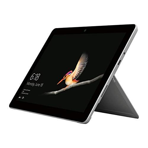  Amazon Renewed Microsoft Surface Go KGF-00001 10 256GB WiFi + 4G LTE X2 1.6GHz, Silver (Renewed)