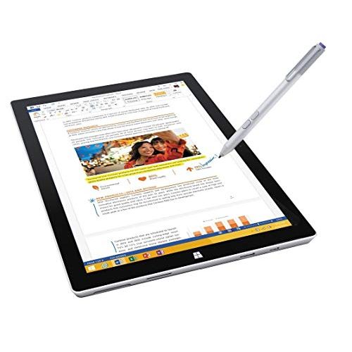  Amazon Renewed Microsoft Surface Pro 3 Tablet - No Keyboard - 12-inch, 128 GB, Intel Core i5, Windows 10 (Renewed)