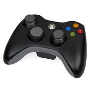 Amazon Renewed Microsoft Xbox 360 Wireless Controller Black (Renewed) (Controller Only)