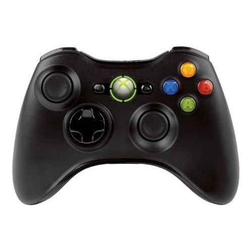  Amazon Renewed Xbox 360 Wireless Controller Black by Microsoft (Renewed)