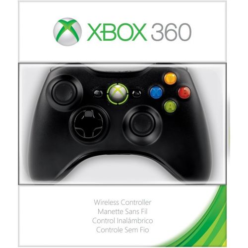  Amazon Renewed Xbox 360 Wireless Controller Black by Microsoft (Renewed)