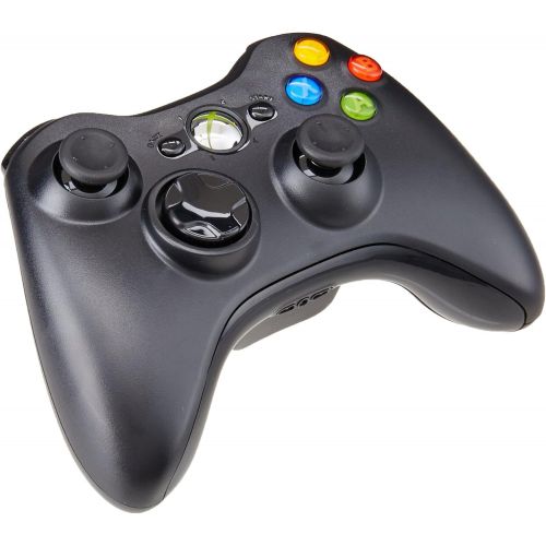  Amazon Renewed Xbox 360 Wireless Controller Black by Microsoft (Renewed)