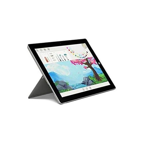  Amazon Renewed Microsoft Surface 3 Tablet, Intel Atom x7 x7-Z8700, 1.6 GHz, 4 GB, 64 GB SSD, Windows 10, Silver, 10.8 (Renewed)