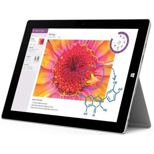  Amazon Renewed Microsoft Surface Pro 3 Tablet (12-Inch, 128 GB, Intel Core i3, Windows 10) (Renewed)