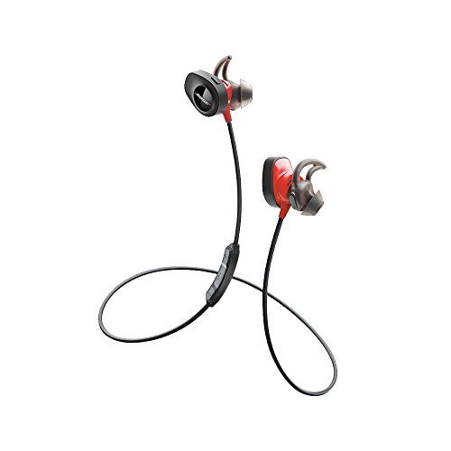  Amazon Renewed Bose SoundSport Pulse Wireless Headphones, Power Red (With Heartrate Monitor) (Renewed)