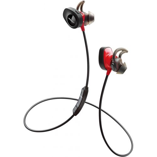  Amazon Renewed Bose SoundSport Pulse Wireless Headphones, Power Red (With Heartrate Monitor) (Renewed)