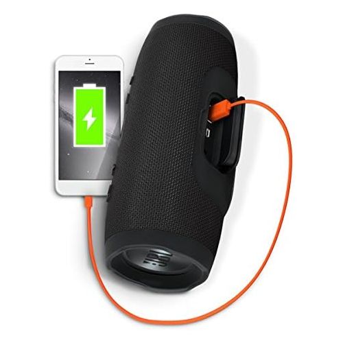  Amazon Renewed JBL Charge 3 Waterproof Bluetooth Speaker -Black (Renewed)