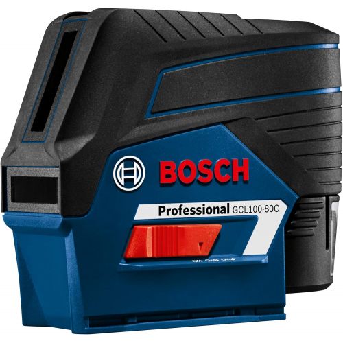 Amazon Renewed Bosch GCL100-80C 12V Cross-Line Laser with Plumb Points (Renewed)