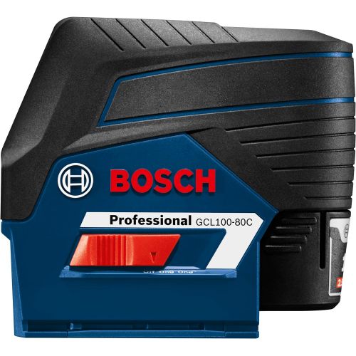  Amazon Renewed Bosch GCL100-80C 12V Cross-Line Laser with Plumb Points (Renewed)
