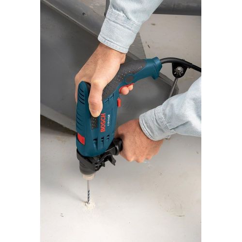  Amazon Renewed Bosch 1191VSRK-RT 1/2-Inch 7-Amp Corded Variable-Speed Hammer Drill w/Case (Renewed)