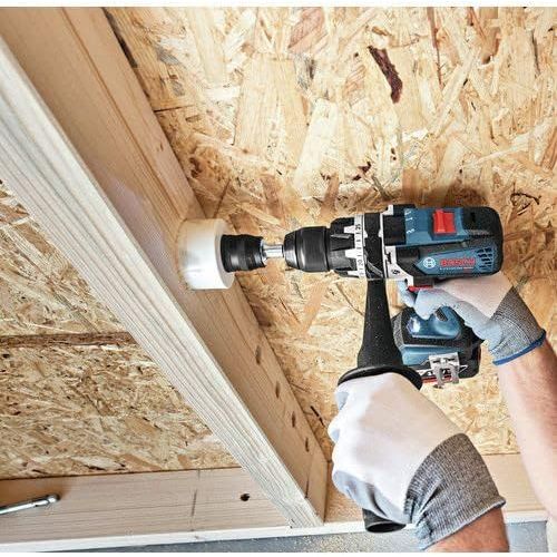  Amazon Renewed Bosch HDH183-01-RT 18V 4.0 Ah EC Cordless Li-Ion Brushless Brute Tough 1/2 in. Hammer Drill Driver Kit (Renewed)