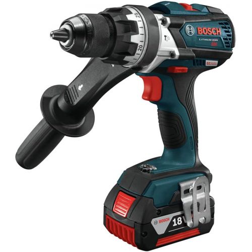  Amazon Renewed Bosch HDH183-01-RT 18V 4.0 Ah EC Cordless Li-Ion Brushless Brute Tough 1/2 in. Hammer Drill Driver Kit (Renewed)