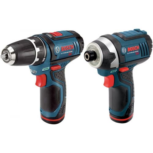  Amazon Renewed Bosch CLPK22-120-RT 12V Lithium-Ion 3/8 in. Drill Driver and Impact Driver Combo Kit (Renewed)