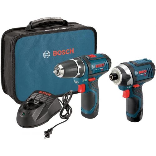  Amazon Renewed Bosch CLPK22-120-RT 12V Lithium-Ion 3/8 in. Drill Driver and Impact Driver Combo Kit (Renewed)