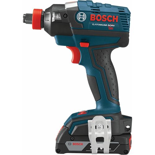  Amazon Renewed Bosch IDH182-02 Cordless Impact Driver - 18-Volt Lithium Ion Brushless Tool Kit with (2) 2.0Ah Lithium Ion Batteries, Charger and Carrying Case (Renewed)