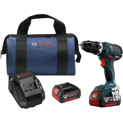  Amazon Renewed Bosch HDS183-01-RT 18V EC Brushless Lithium-Ion Compact Tough 1/2 in. Cordless Hammer Drill Driver Kit (4 Ah) (Renewed)