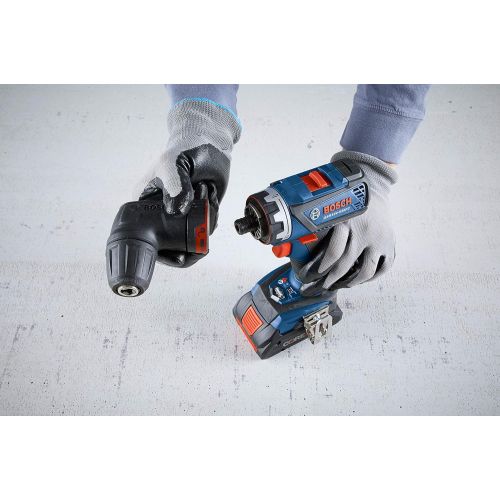  Amazon Renewed Bosch GSR18V-535FCB15 18V EC Brushless Connected-Ready Flexiclick 5-In-1 Drill/Driver System with (1) CORE18V 4.0 Ah Compact Battery (Renewed)