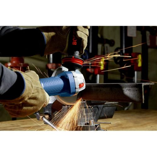  Amazon Renewed Bosch GWS10-45PE-RT 10 Amp 4-1/2 in. Angle Grinder with Paddle Switch (Renewed)