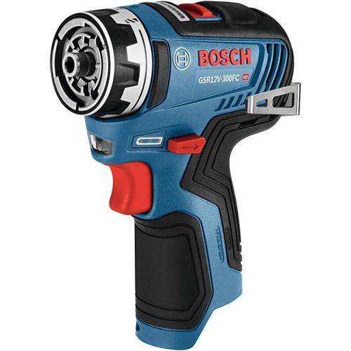  Amazon Renewed Bosch GSR12V-300FCB22 12V Max EC Brushless Flexiclick 5-In-1 Drill/Driver System with (2) 2.0 Ah Batteries (Renewed)