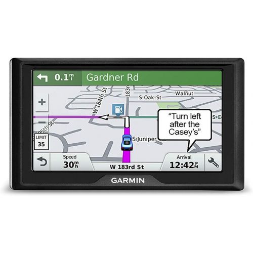  Amazon Renewed Garmin Drive 61 LMT-S USA 6-Inch GPS Navigator System with Preloaded Maps, Speed Limit Indicator & Driver Alerts (Renewed)