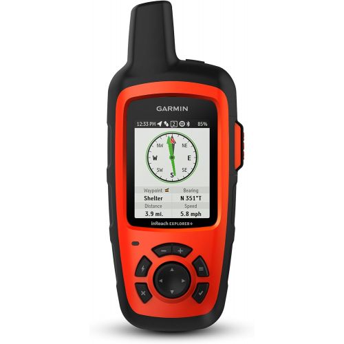  Amazon Renewed Garmin inReach Explorer+, Handheld Satellite Communicator with TOPO Maps and GPS Navigation (Renewed)