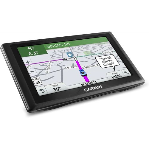  Amazon Renewed Garmin Drive 60 USA LM GPS Navigator System with Lifetime Maps, Spoken Turn-By-Turn Directions, Direct Access, Driver Alerts, and Foursquare Data (Renewed)