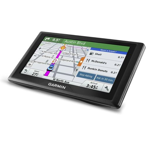  Amazon Renewed Garmin Drive 60 USA LM GPS Navigator System with Lifetime Maps, Spoken Turn-By-Turn Directions, Direct Access, Driver Alerts, and Foursquare Data (Renewed)