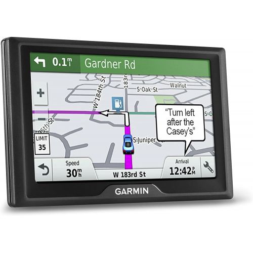  Amazon Renewed Garmin Drive 51 USA LM GPS Navigator System with Lifetime Maps, Spoken Turn-By-Turn Directions, Direct Access, Driver Alerts, TripAdvisor and Foursquare Data (Renewed)