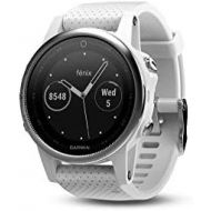 Amazon Renewed Garmin fnix 5S, Premium and Rugged Smaller-Sized Multisport GPS Smartwatch, White, (Renewed)