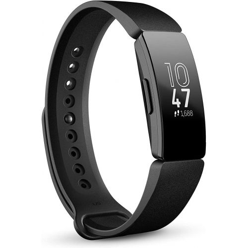  Amazon Renewed Fitbit Inspire HR Heart Rate & Fitness Tracker, One Size (S & L bands included), 1 Count (Renewed)