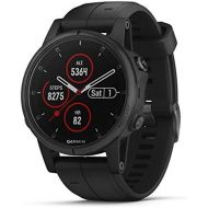 Amazon Renewed Garmin Fenix 5s Plus, Smaller-Sized Multisport GPS Smartwatch, Features Color TOPO Maps, Heart Rate Monitoring, Music and Garmin Pay, Black (Renewed)