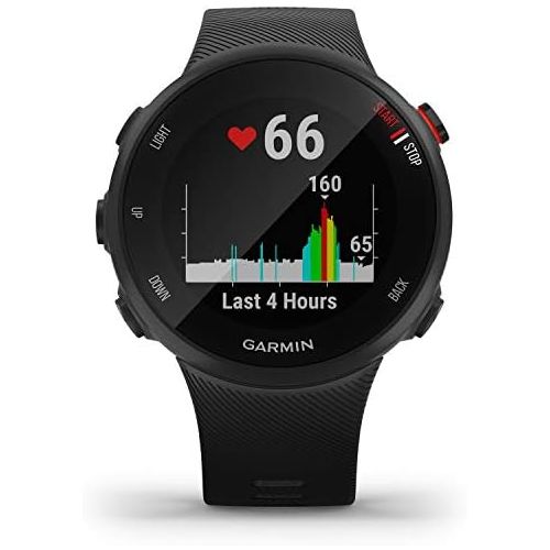 Amazon Renewed Garmin Forerunner 45s, 39MM Easy-to-Use GPS Running Watch with Garmin Coach Free Training Plan Support, Purple (Renewed)