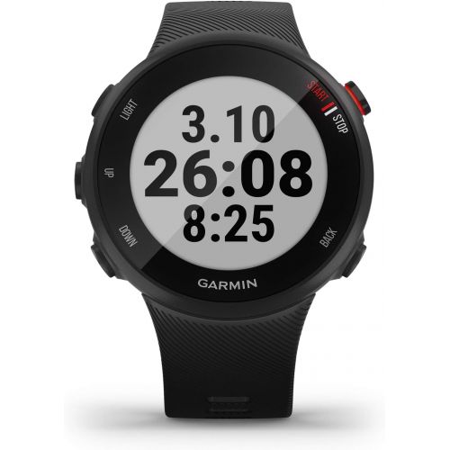  Amazon Renewed Garmin Forerunner 45s, 39MM Easy-to-Use GPS Running Watch with Garmin Coach Free Training Plan Support, Purple (Renewed)