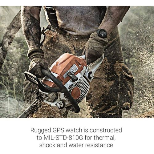  Amazon Renewed Garmin 010-02064-00 Instinct, Rugged Outdoor Watch with GPS, Features GLONASS and Galileo, Heart Rate Monitoring and 3-axis Compass, 1.27, Graphite (Renewed)