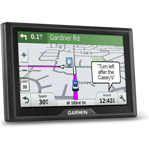  Amazon Renewed Garmin Drive 61 USA LM GPS Navigator System with Lifetime Maps, Spoken Turn-By-Turn Directions, Direct Access, Driver Alerts, TripAdvisor and Foursquare Data (Renewed)