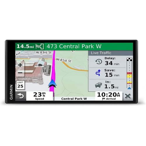  Amazon Renewed Garmin DriveSmart 65 & Traffic: GPS Navigator with a 6.95 inches Display, Hands-Free Calling, Included Traffic alerts and Information to enrich Road Trips (Renewed)