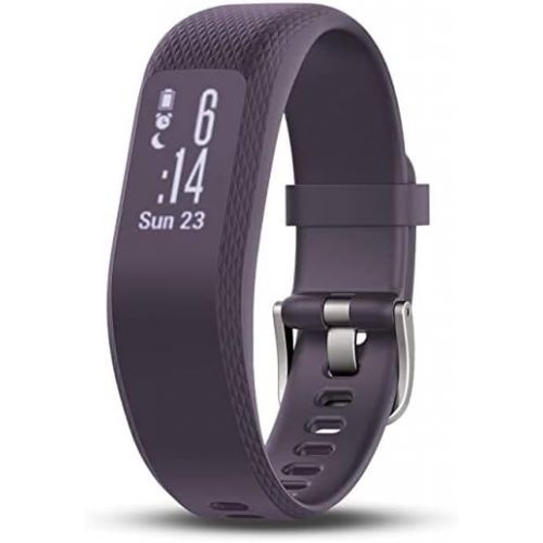  Amazon Renewed Garmin Vivosmart 3, Purple, S/M (Renewed)