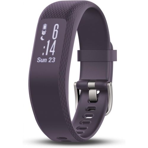  Amazon Renewed Garmin Vivosmart 3, Purple, S/M (Renewed)