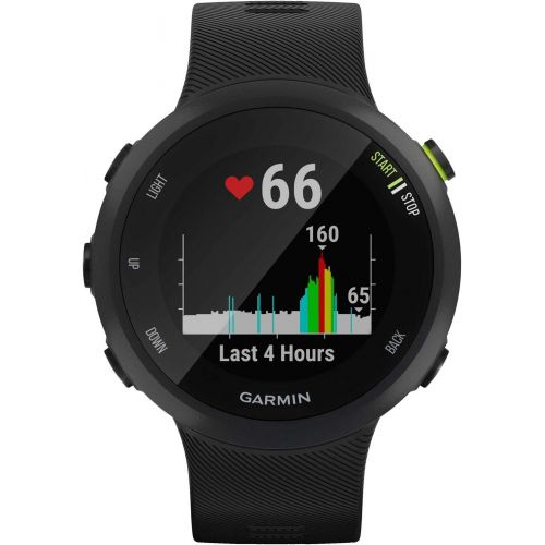  Amazon Renewed Garmin Forerunner 45S GPS Heart Rate Monitor Running Smartwatch - (Renewed) Bundle with Fitness & Wellness Suite (WEYV, Yoga Vibes, Daily Burn)