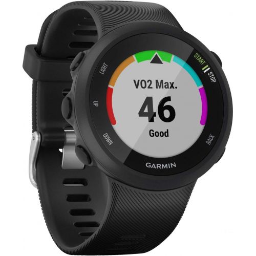  Amazon Renewed Garmin Forerunner 45S GPS Heart Rate Monitor Running Smartwatch - (Renewed) Bundle with Fitness & Wellness Suite (WEYV, Yoga Vibes, Daily Burn)