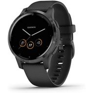 Amazon Renewed Garmin vivoactive 4S, Smaller-Sized GPS Smartwatch, Features Music, Body Energy Monitoring, Animated Workouts, Pulse Ox Sensors and More, Black (Renewed)