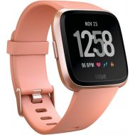 Amazon Renewed Fitbit Versa Smart Watch, Peach/Rose Gold Aluminium, One Size (S & L Bands Included) (Renewed)