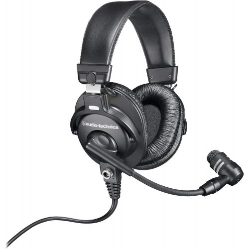  Amazon Renewed Audio-Technica BPHS1 Broadcast Stereo Headset with Dynamic Cardioid Boom Mic (Renewed)
