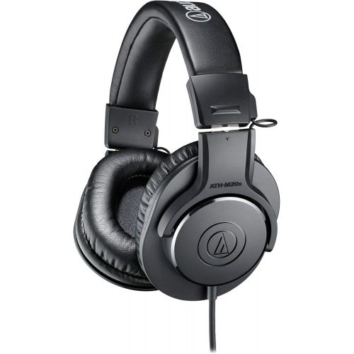  Amazon Renewed Audio-Technica ATH-M20X Professional Studio Monitor Headphones (Renewed)