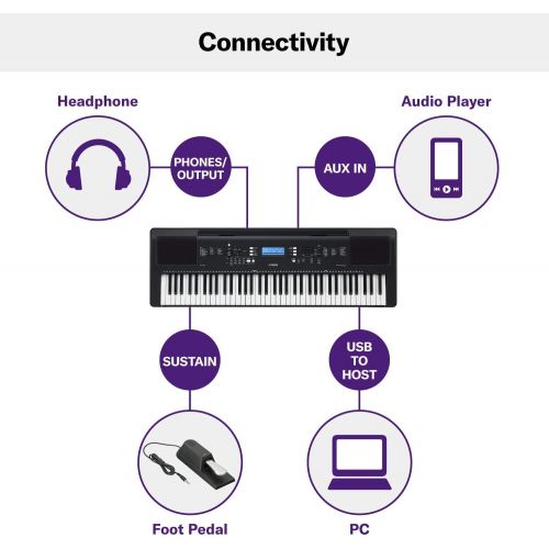  Amazon Renewed Yamaha PSR-EW310 76-key Portable Keyboard (power adapter sold separately) (Renewed)