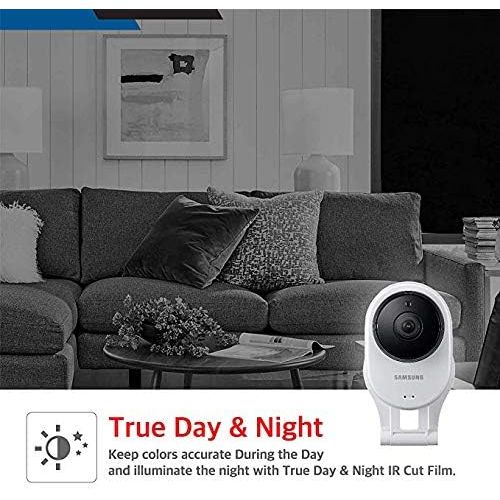  Amazon Renewed Samsung SNH-E6413BMR SmartCam HD WiFi IP Camera with 16GB microSD Card, Bundle Triple Pack (Renewed)