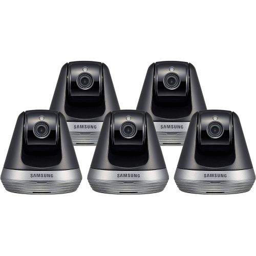  Amazon Renewed Samsung SNH-V6410PN SmartCam Pan/Tilt Full HD 1080p Wi-Fi IP Camera Bundle Five Pack (Renewed)