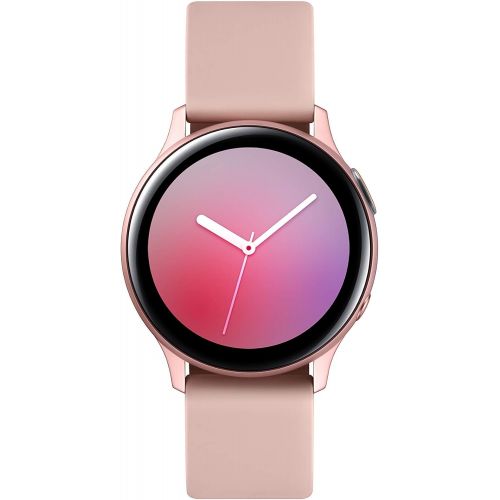  Amazon Renewed Samsung Galaxy Watch Active2 - IP68 Water Resistant, Aluminum Bezel, GPS, Heart Rate, Fitness Bluetooth Smartwatch - International Version (R830-40mm, Pink Gold) (Renewed)