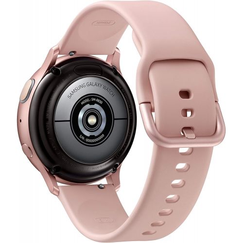  Amazon Renewed Samsung Galaxy Watch Active2 - IP68 Water Resistant, Aluminum Bezel, GPS, Heart Rate, Fitness Bluetooth Smartwatch - International Version (R830-40mm, Pink Gold) (Renewed)